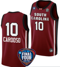 Kamilla Cardoso Jersey #10 South Carolina Gamecocks Basketball 2024 NCAA March Madness Final Four Garnet