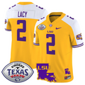 Kyren Lacy Jersey #2 LSU Tigers 2024 Texas Bowl Football Stitched