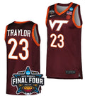Kayana Traylor Jersey Virginia Tech Hokies College Basketball 2023 NCAA March Madness Final Four Maroon #23