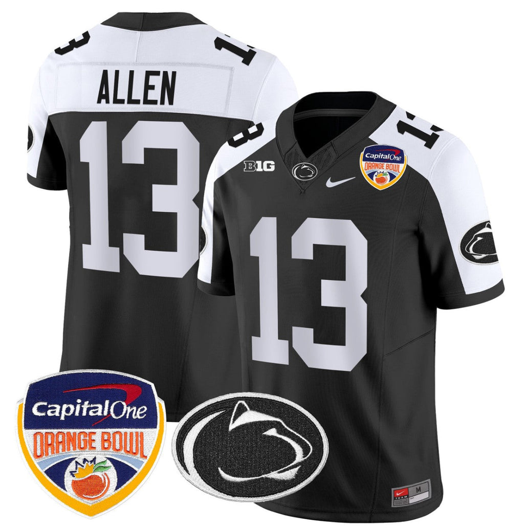 Kaytron Allen Jersey #13 Penn State Orange Bowl Patch Stitched