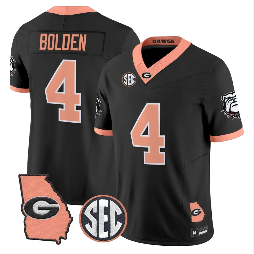 KJ Bolden Jersey #4 Georgia Bulldogs 2026 The Big Peach Stitched
