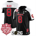 Kaelon Black Jersey #8 Indiana Hoosiers 2025 National Champions Stitched Black Alternate