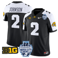 Kaleb Johnson Jersey #2 Iowa Hawkeyes 2024 Music City Bowl Patch