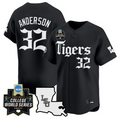 Kade Anderson Jersey #32 LSU Tigers 2025 World Series Gothic Geaux Edition