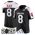 Kaelon Black Jersey #8 Indiana Hoosiers 2026 CFP Final V3 Stitched