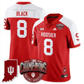 Kaelon Black Jersey #8 Indiana Hoosiers Big 10 Champions Limited Stitched