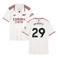 Kai Havertz #29 Arsenal 2025-26 Third Jersey – Cream