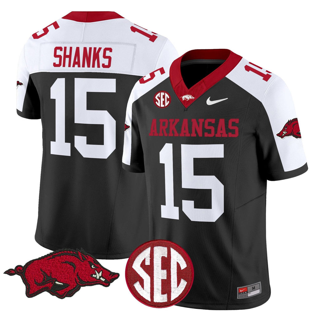 Kam Shanks Jersey #15 Arkansas Razorbacks Limited Stitched