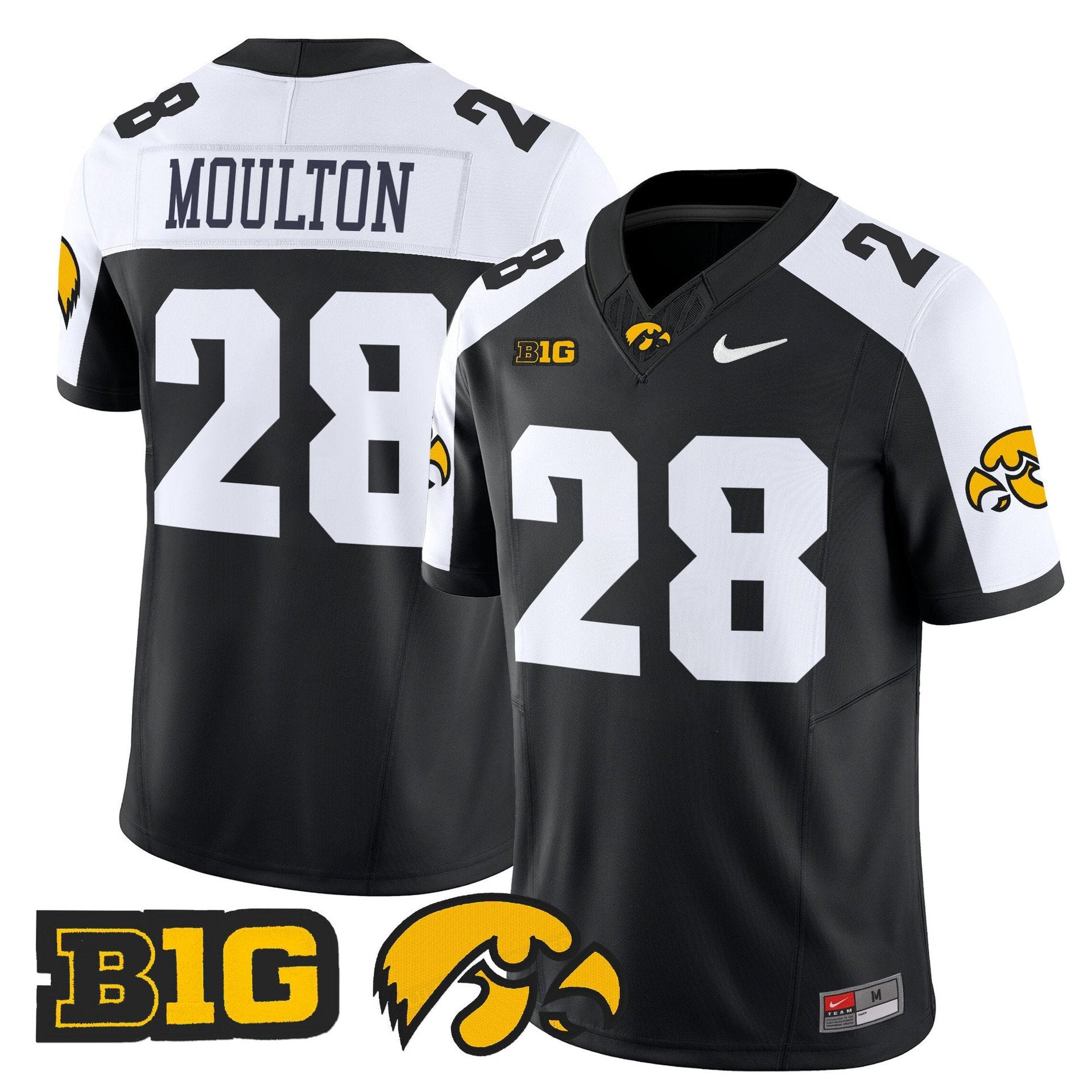 Kamari Moulton Jersey #28 Iowa Hawkeyes 2025 Limited Stitched