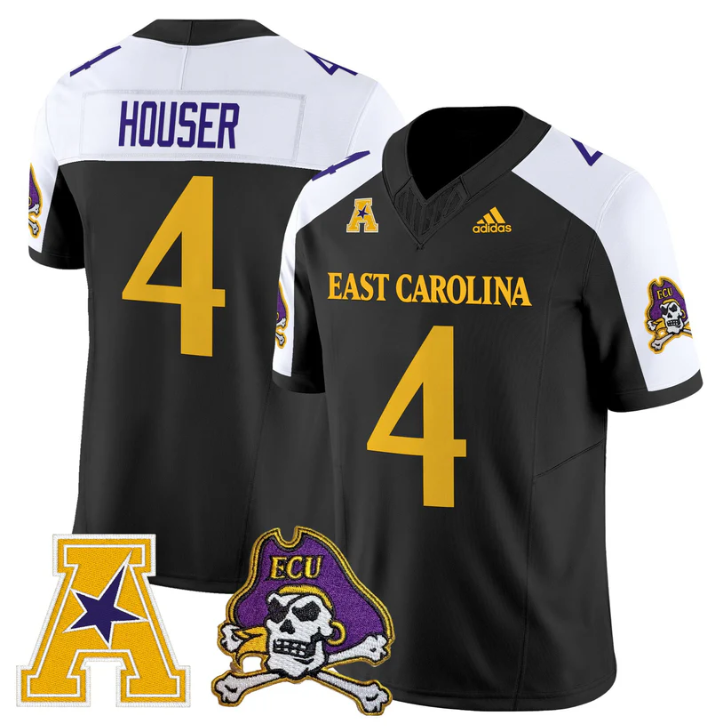 Katin Houser Jersey #4 East Carolina Pirates 2025 Limited Stitched