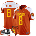 Keali'i Ah Yat Jersey #8 Montana Grizzlies 1995 Throwback Stitched