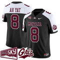 Keali'i Ah Yat Jersey #8 Montana Grizzlies 2025 Vapor Limited Stitched