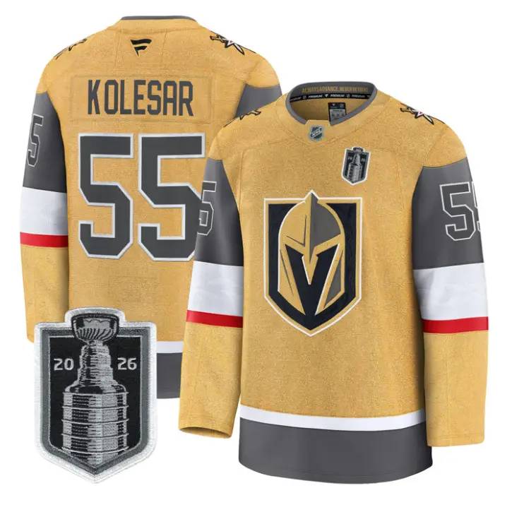 Keegan Kolesar Jersey #55 Vegas Golden Knights 2026 Stanley Cup Stitched