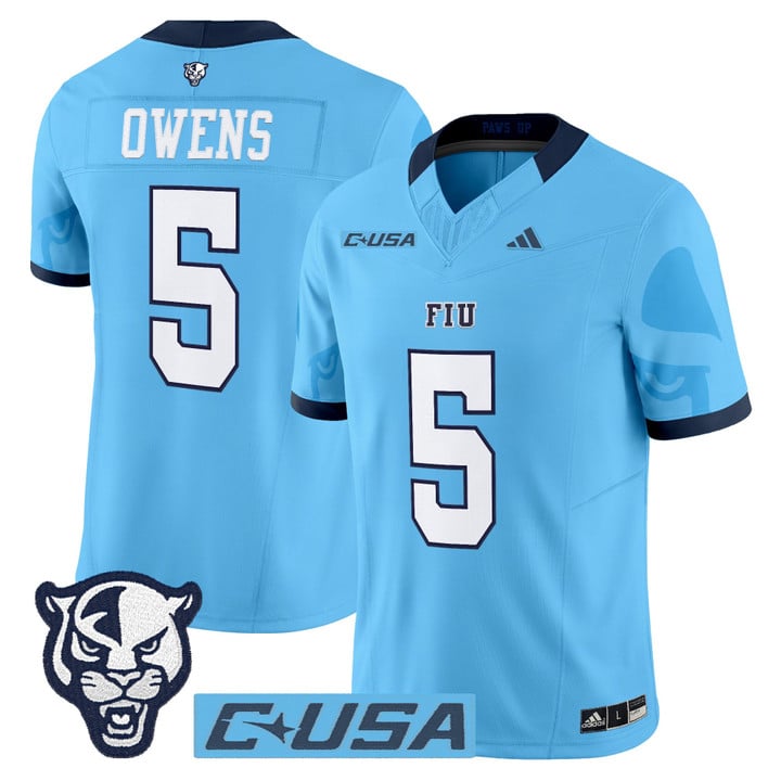 Kejon Owens Jersey #5 Florida International Panthers 2025 Stitched
