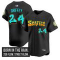 Ken Griffey Jr Jersey #24 Seattle Mariners Graffiti Emerald Drop Edition