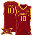 Keshon Gilbert Jersey #10 Iowa State 2024 Lightweight Basketball Cardinal