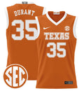 Kevin Durant Jersey #35 Texas Longhorns 2024 Lightweight Basketball Orange