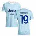 Khéphren Thuram 19 Juventus 2025-26 Away Match Jersey – Light Blue (Copy)