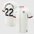 Kiernan Dewsbury-Hall 22 Chelsea 2025-26 Away Jersey – White