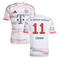 Kingsley Coman #11 Bayern Munich 2025-26 Away Men Jersey – White