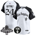 Kobe Bryant Jersey #24 Dodgers 2025 LA Gothic Style Vapor Premier Limited Stitched