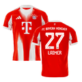Konrad Laimer 27 Bayern Munich 2025-26 Home Jersey – Red