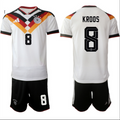 Kroos Jersey #8 Germany Team 2025-26 White Home Soccer Suit