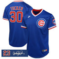 Kyle Tucker Jersey #30 Chicago Cubs Ryne Sandberg Tribute Patch Stitched