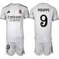 Kylian Mbappe Jersey #9 Real Madrid White Home 2025 - 26 Soccer Suit