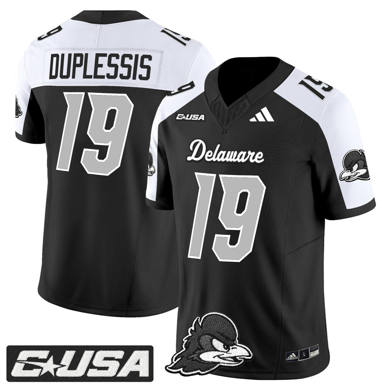 Kyre Duplessis Jersey #19 Delaware Blue Hens 2025 Limited Stitched