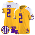 Kyren Lacy Jersey #2 LSU Tigers 2025 Louisiana Patch Stitched