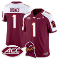 Kyron Drones Jersey #1 Virginia Tech Hokies 2025 Stitched