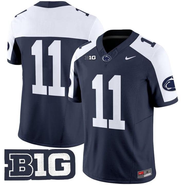 Kyron Hudson Jersey #11 No Name Penn State Nittany Lions 2025 Stitched