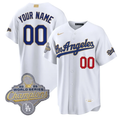 Los Angeles Dodgers Custom Jersey Baseball All Stitched White