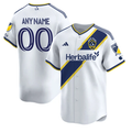LA Galaxy White Custom Baseball Jersey - All Stitched
