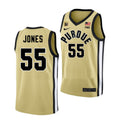 Lance Jones Jersey #55 Purdue Boilermakers College Basketball Gold