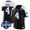 LJ Martin Jersey #4 BYU Cougars 2025 Pop-Tarts Bowl Champions Stitched