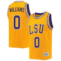 LaDazhia Williams Jersey LSU Tigers Basketball 2023 NCAA College Retro Gold #0