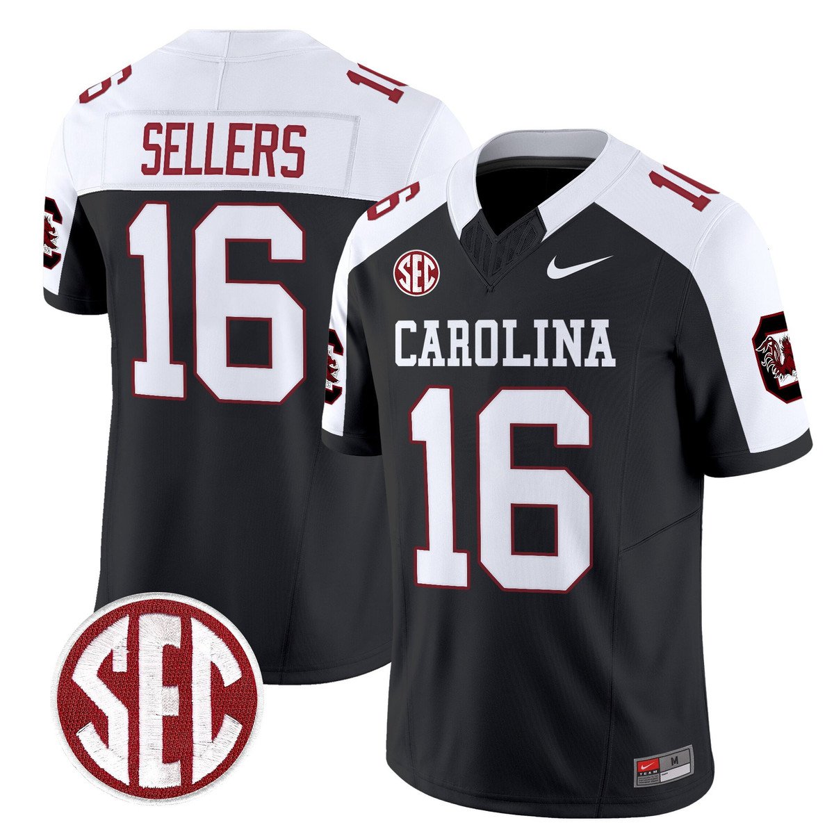 LaNorris Sellers Jersey #16 Carolina 1980 Throwback Rebrand 2026