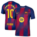 Lamine Yamal 10 Barcelona 2025-26 Home Jersey – Scarlet