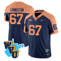 Landen Livingston Jersey #67 West Virginia Mountaineers 1965-2025 Throwback