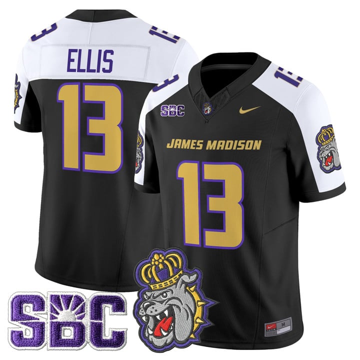 Landon Ellis Jersey #13 James Madison Dukes 2025 Vapor Stitched