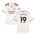 Leandro Trossard #19 Arsenal 2025-26 Third Jersey – Cream