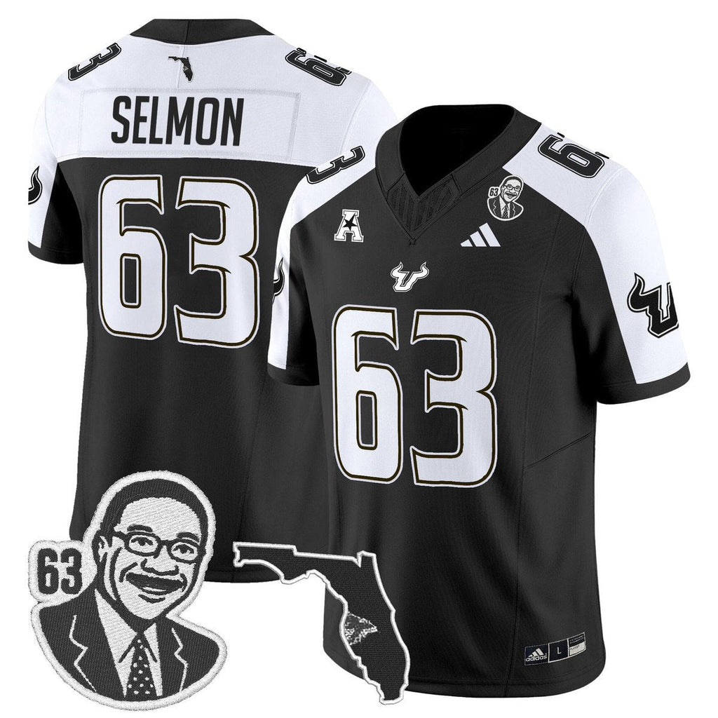 Lee Roy Selmon Jersey #63 South Florida Bulls Legacy Edition Stitched