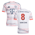 Leon Goretzka #8 Bayern Munich 2025-26 Away Men Jersey – White