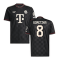 Leon Goretzka #8 Bayern Munich 2025-26 Third Men Jersey – Black