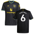 Lisandro Martinez 6 Manchester United 2025-26 Third Match Jersey – Black