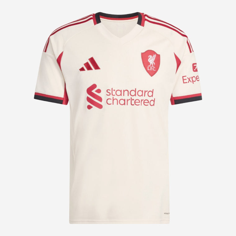 Liverpool 2025-26 BAJCETIC 43 Away Jersey – Cream