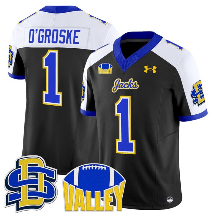 Lofton O'Groske Jersey #1 South Dakota State Jackrabbits 2025 Stitched