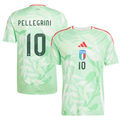 Lorenzo Pellegrini 10 Italy National Team 2025-26 Away Men Jersey – Green